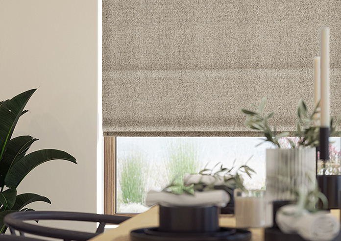 Jakarta, Lambs Fur - Motorised Roman Blind - Image 5